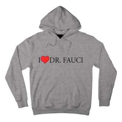 I Heart Dr Fauci Tall Hoodie