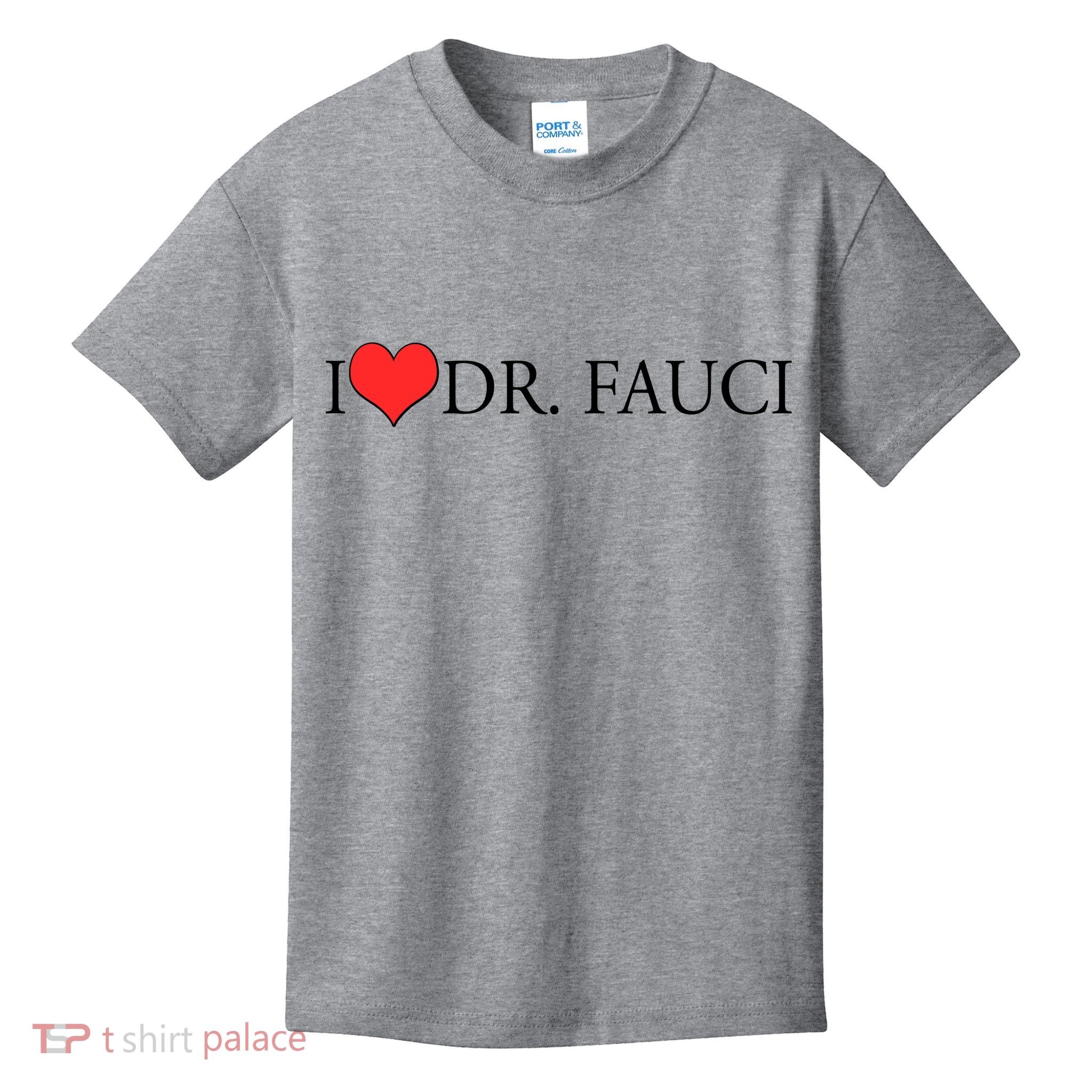 I Heart Dr Fauci Kids T-Shirt