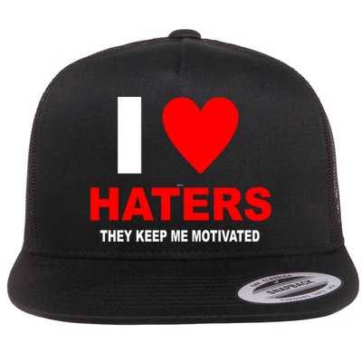 I Heart Haters Flatbill Hat