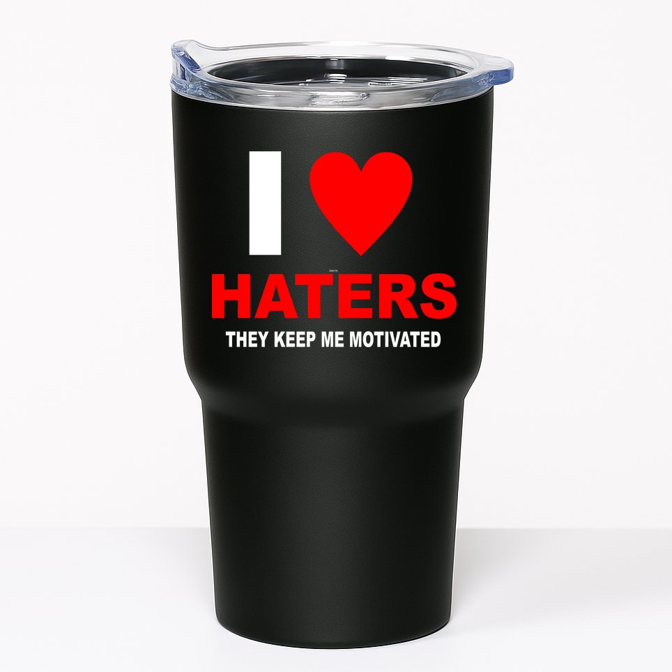 I Heart Haters Tumbler