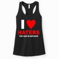 I Heart Haters Womens Tank Top