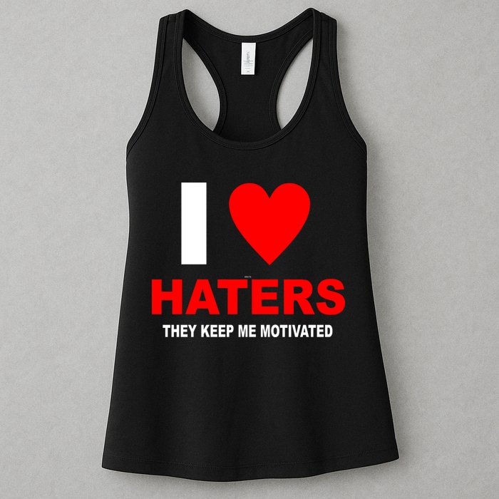 I Heart Haters Womens Tank Top