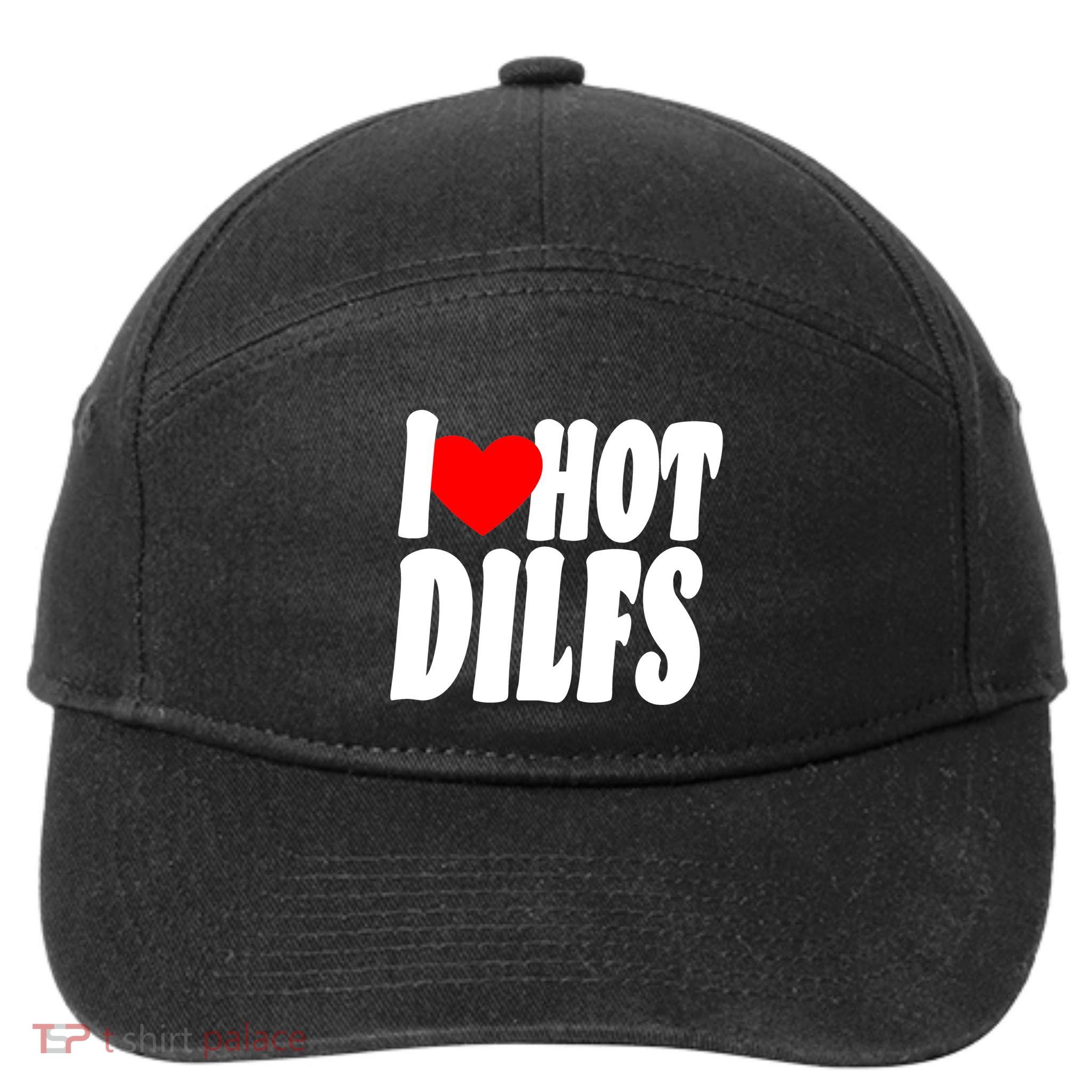 I Heart Hot Dilfs 7-Panel Snapback Hat