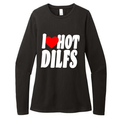 I Heart Hot Dilfs Womens CVC Long Sleeve Shirt