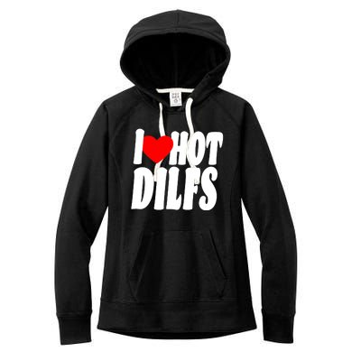 I Heart Hot Dilfs Women's Fleece Hoodie