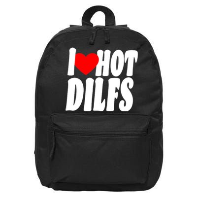 I Heart Hot Dilfs 16 in Basic Backpack