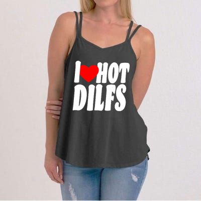 I Heart Hot Dilfs Women's Strappy Tank