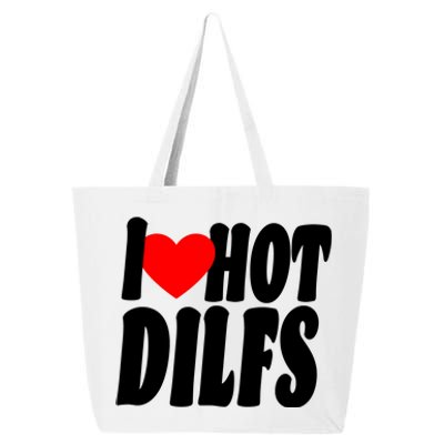 I Heart Hot Dilfs 25L Jumbo Tote