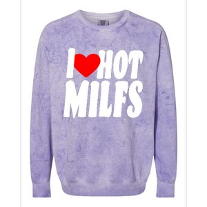 I Heart Hot Miffs Colorblast Crewneck Sweatshirt