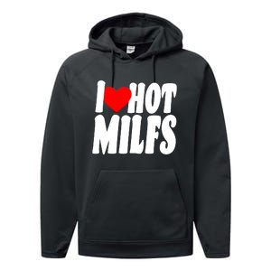 I Heart Hot Miffs Performance Fleece Hoodie