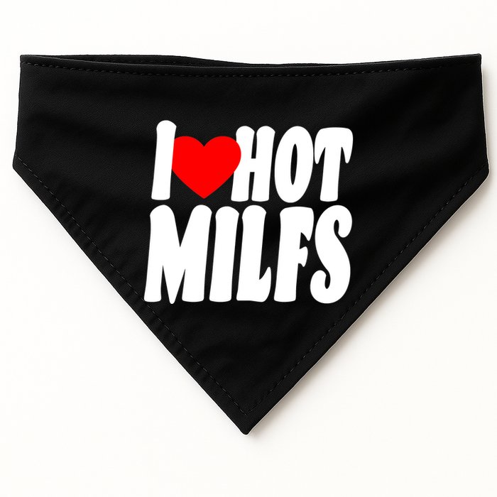 I Heart Hot Miffs USA-Made Doggie Bandana