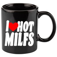 I Heart Hot Miffs 11oz C Handle Ceramic Mug