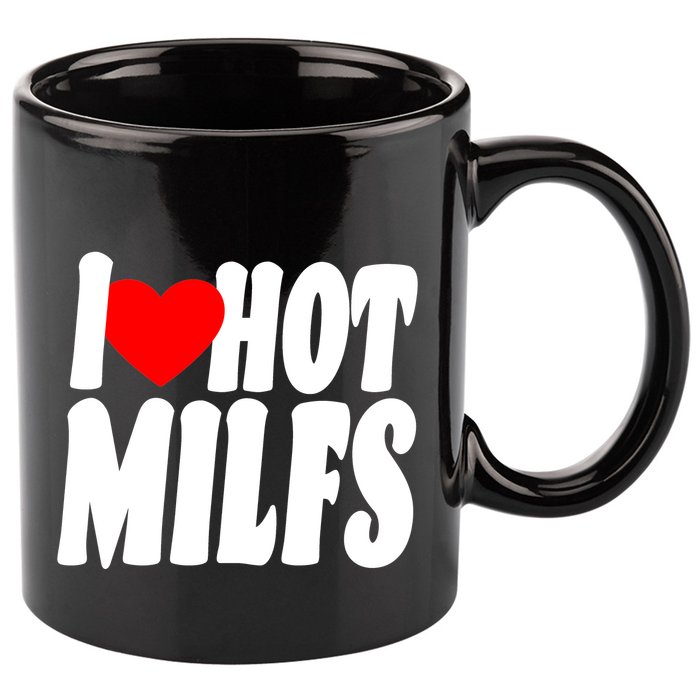 I Heart Hot Miffs 11oz C Handle Ceramic Mug