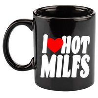 I Heart Hot Miffs 11oz C Handle Ceramic Mug