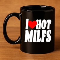 I Heart Hot Miffs 11oz C Handle Ceramic Mug
