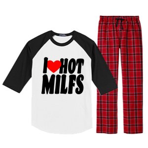 I Heart Hot Miffs Raglan Sleeve Pajama Set