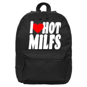 I Heart Hot Miffs 16 in Basic Backpack