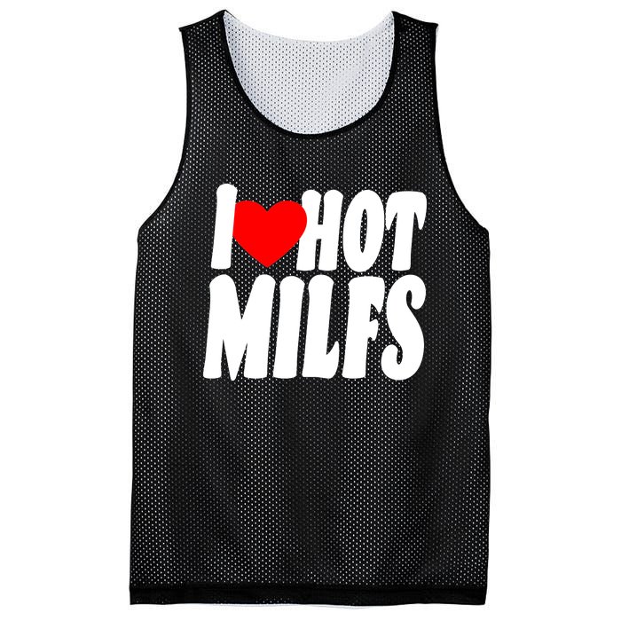 I Heart Hot Miffs Mesh Reversible Basketball Jersey Tank