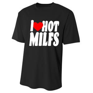 I Heart Hot Miffs Performance Sprint T-Shirt