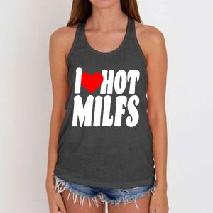 I Heart Hot Miffs Women's Knotted Racerback Tank