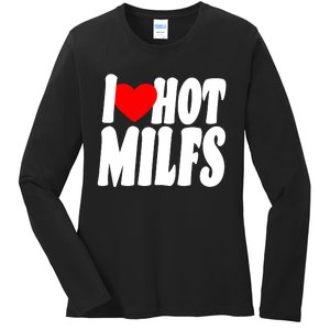 I Heart Hot Miffs Ladies Long Sleeve Shirt