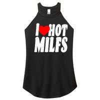 I Heart Hot Miffs Women's Perfect Tri Rocker Tank