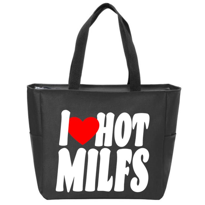 I Heart Hot Miffs Zip Tote Bag