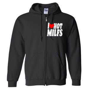 I Heart Hot Miffs Full Zip Hoodie