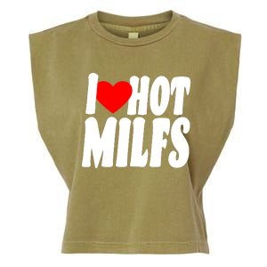 I Heart Hot Miffs Garment-Dyed Women's Muscle Tee