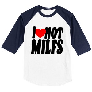 I Heart Hot Miffs Baseball Sleeve Shirt