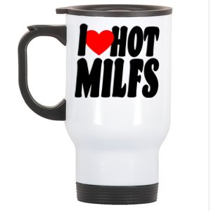 I Heart Hot Miffs Stainless Steel Travel Mug