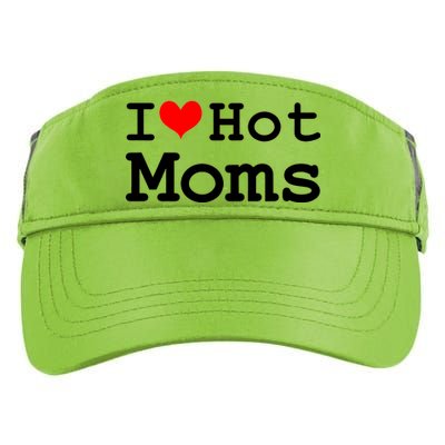 I Heart Hot Moms Adult Drive Performance Visor