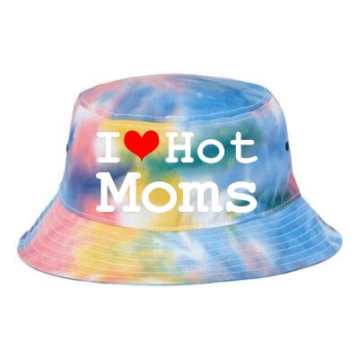 I Heart Hot Moms Tie Dye Newport Bucket Hat