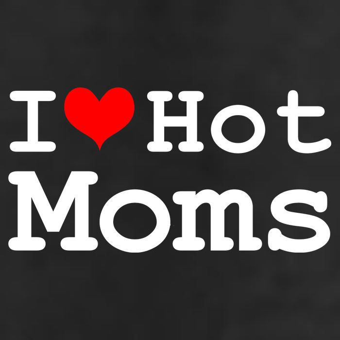 I Heart Hot Moms 11oz C Handle Ceramic Mug