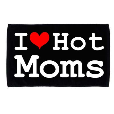 I Heart Hot Moms Microfiber Hand Towel