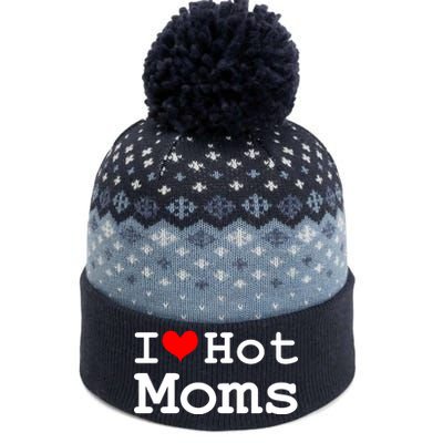 I Heart Hot Moms The Baniff Cuffed Pom Beanie