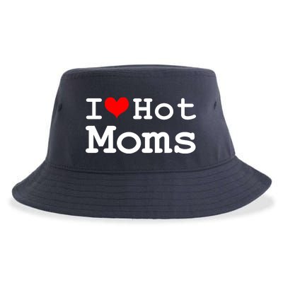 I Heart Hot Moms Sustainable Bucket Hat