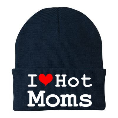 I Heart Hot Moms Knit Cap Winter Beanie