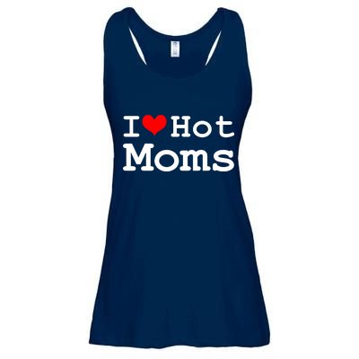 I Heart Hot Moms Ladies Essential Flowy Tank