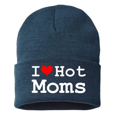 I Heart Hot Moms Sustainable Knit Beanie