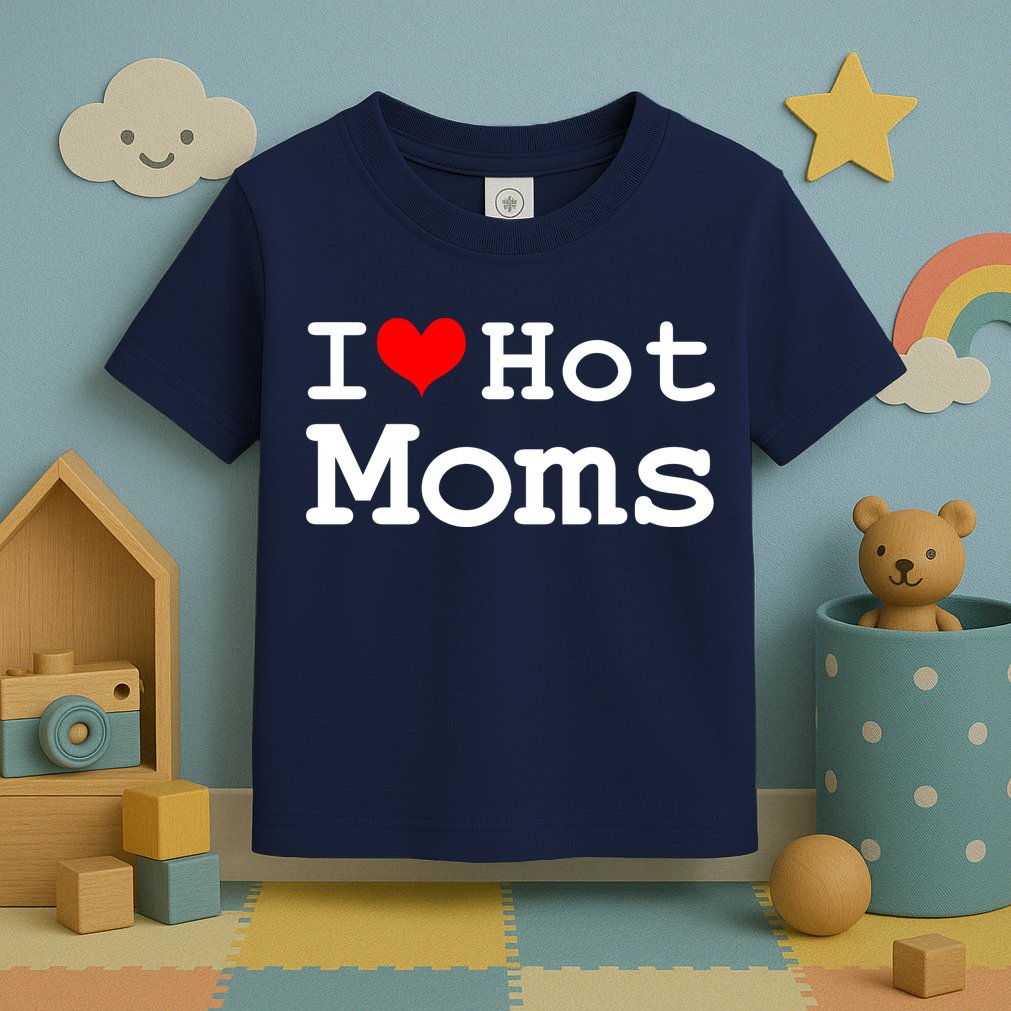 I Heart Hot Moms Toddler T-Shirt
