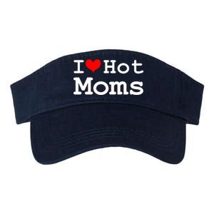 I Heart Hot Moms Valucap Bio-Washed Visor