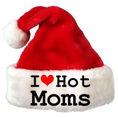 I Heart Hot Moms Premium Christmas Santa Hat