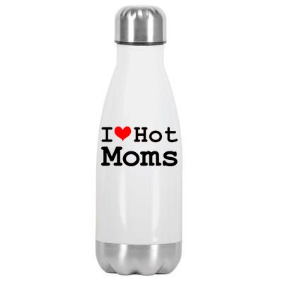 I Heart Hot Moms Stainless Steel Insulated Water Bottle