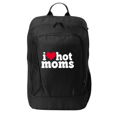 I Heart Hot Moms Funny Meme City Backpack