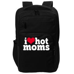 I Heart Hot Moms Funny Meme Impact Tech Backpack