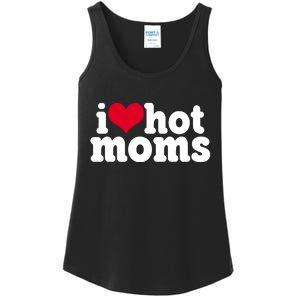 I Heart Hot Moms Funny Meme Ladies Essential Tank