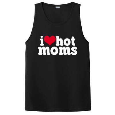 I Heart Hot Moms Funny Meme PosiCharge Competitor Tank