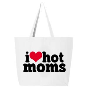 I Heart Hot Moms Funny Meme 25L Jumbo Tote