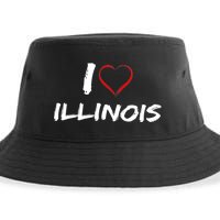 I Heart Illinois  Sustainable Bucket Hat